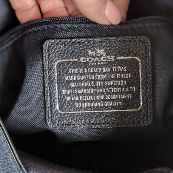 COACH Edie 31 Silver Stud/Floral Rivets Classic Handbag - Picture 9 of 16